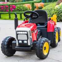 Traktor na akumulator z Przyczepką Pilot 12V traktorek dla dzieci