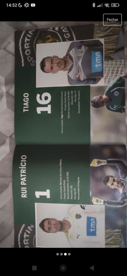 Coleção cromos Sporting