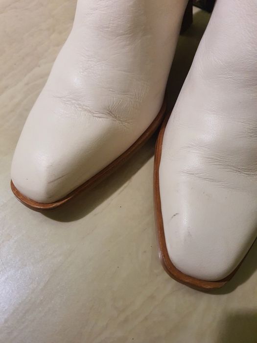 Сапоги ZARA кожаные