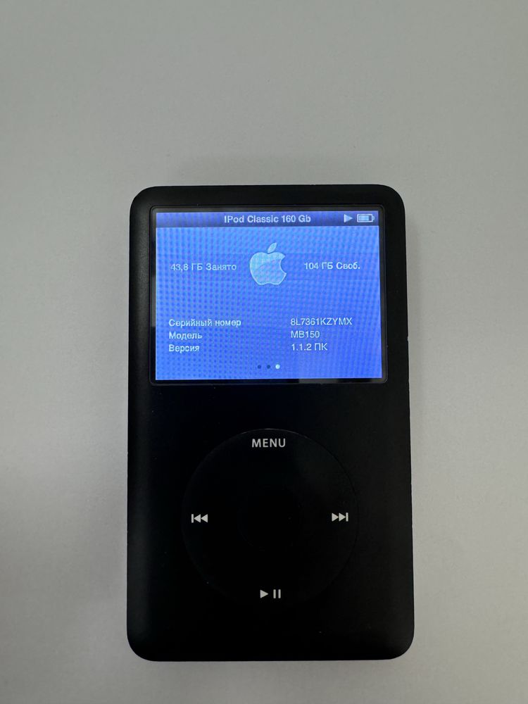 Apple iPod Classic 160 Gb (Оригінал, A1238, все сток)