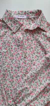 Блузка, рубашка в мелкий цветочек