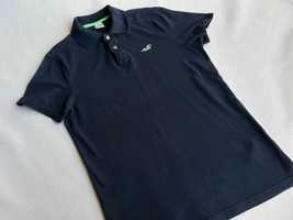 Hollister _ Granatowa koszulka polo rozmiar M