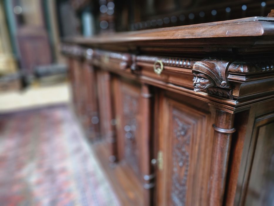 Zabytkowy kredens kredensy eklektyczne para 2 szt #1556 Stylowy Węgrów