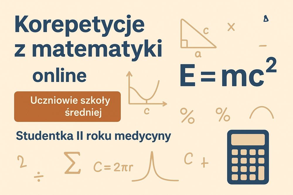Korepetycje matematyka online - poziom podstawowy i rozszerzony
