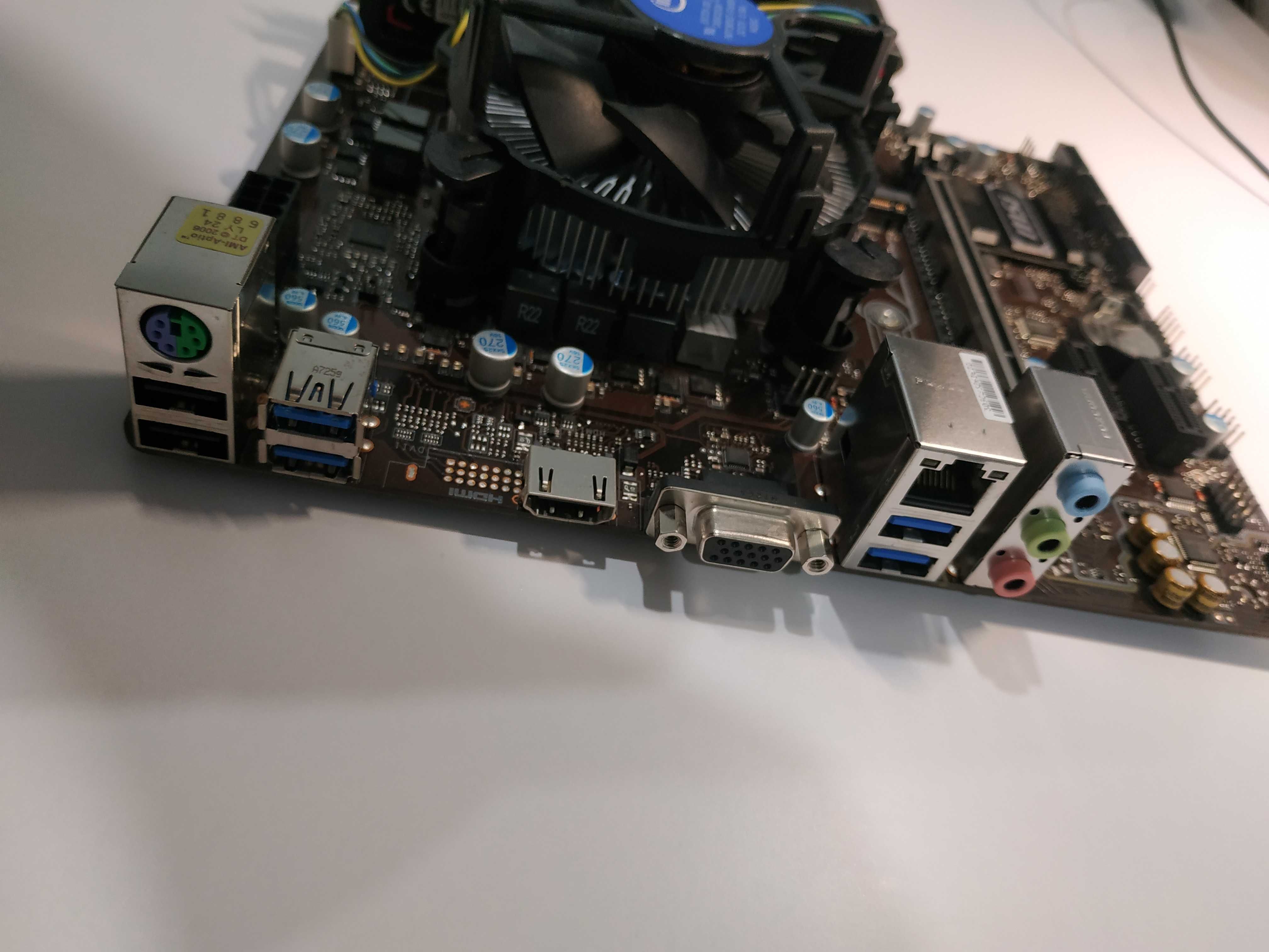 комплект MSI B250M PRO-VH + i5 7600k + goodram ddr4 2x8 gb 2400 mhz