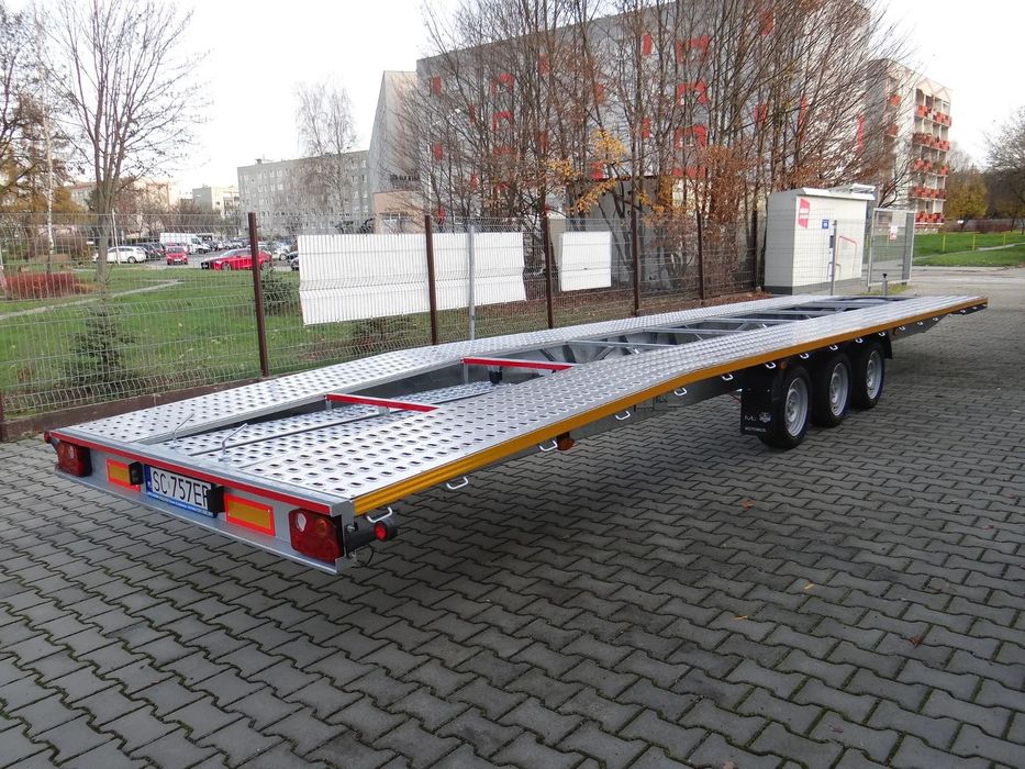 Niewiadów Nowa Laweta Indiana Eco Boro Limited FV 23% 850x210 3500kg Na Dwa Auta 3 Osie  Niewiadów Boro Limited 3500kg FV 23% 8,5x2,1 Laweta Na Dwa Auta 3 Osie