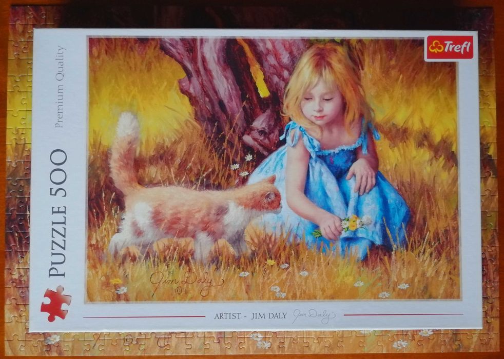 Puzzle TREFL 500 Center of attention - Jim Daly kompletne