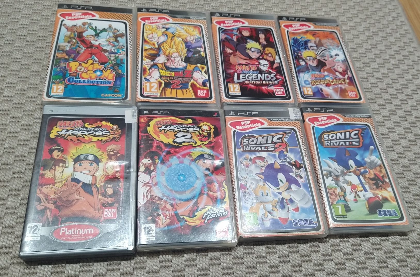 Conjunto de 6 jogos para PSP