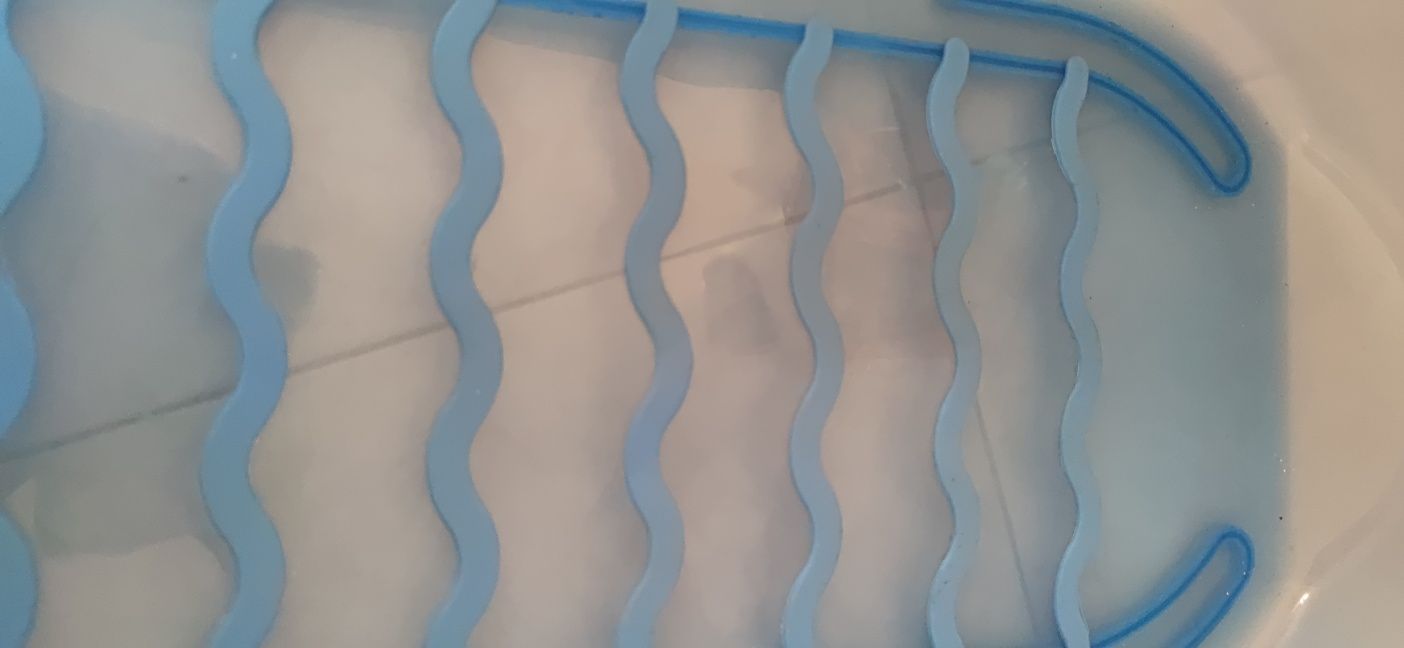 Banheira para bebê azul bebê