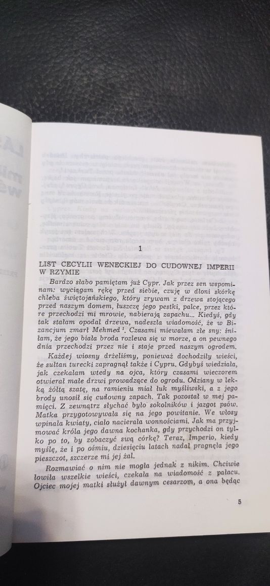 "Miłość i śmierć wśród lagun" Laszlo Passuth
