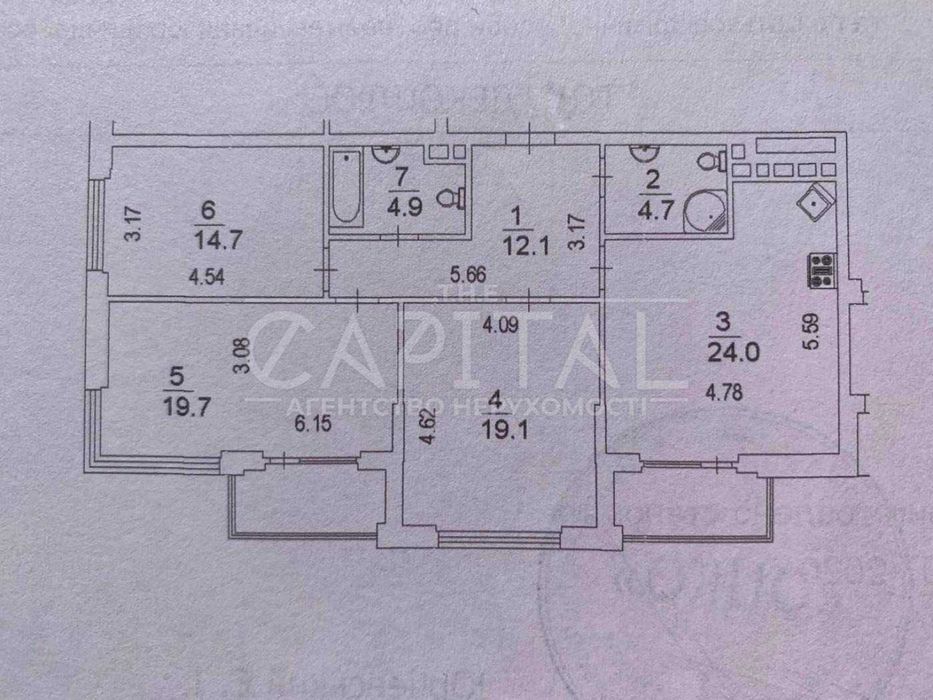 Продаж/Квартира/106 м2/ЖК Французький квартал 2/Голосіївський район