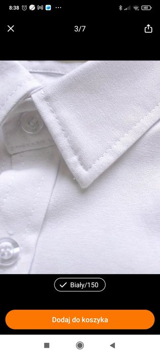 Nowa koszula chłopiec r.152 bawełna