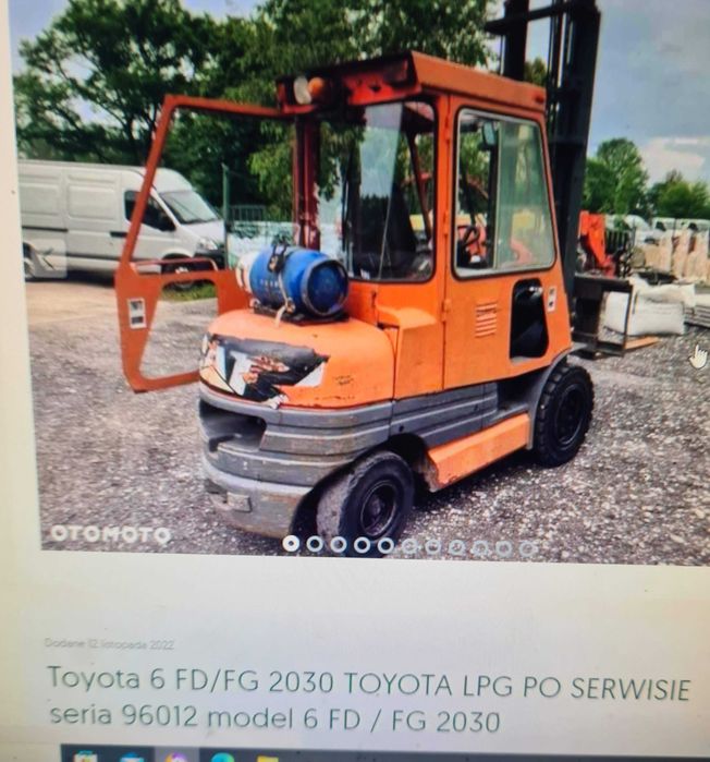Wózek widłowy  TOYOTA