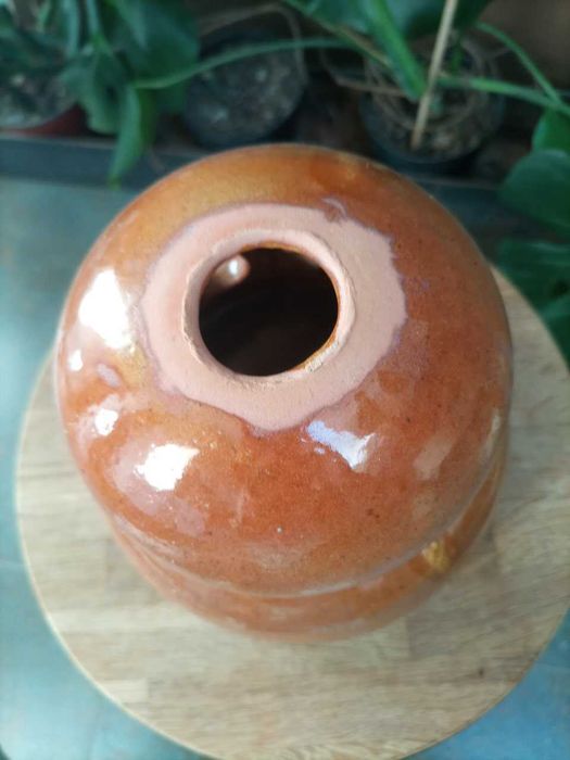 Ceramiczny klosz lampy vintage z otworami – lata 60./70 XXw