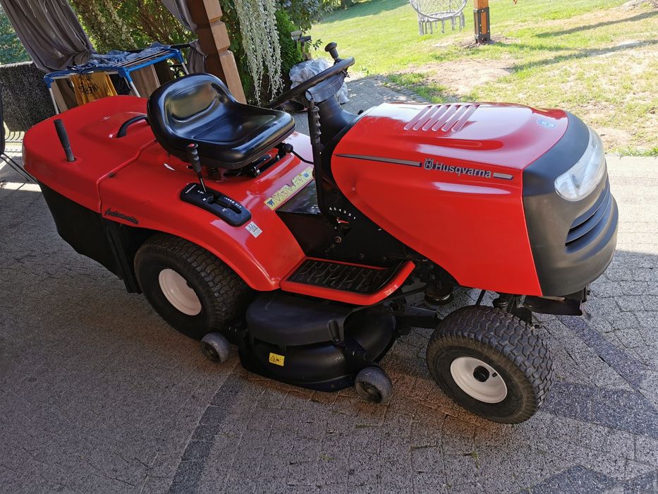 Husqvarna 17,5 HP Briggs Hydro Automat Kosz  Traktorek Kosiarka