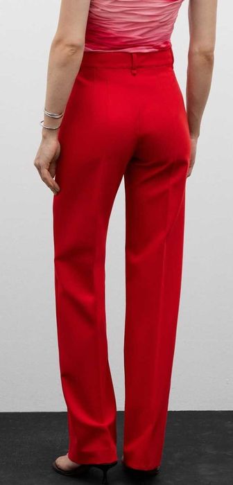 Прямі штани з декоративною строчкою ( Mango)