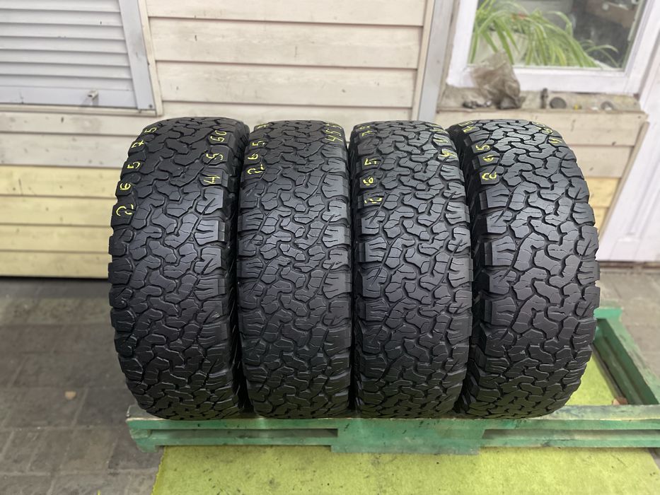 Шини резина 265 75 16 BFGoodrich 4шт. 7mm Зима зимові