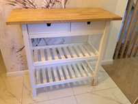 Barek wyspa kuchenna na kółkach ikea forhoja
