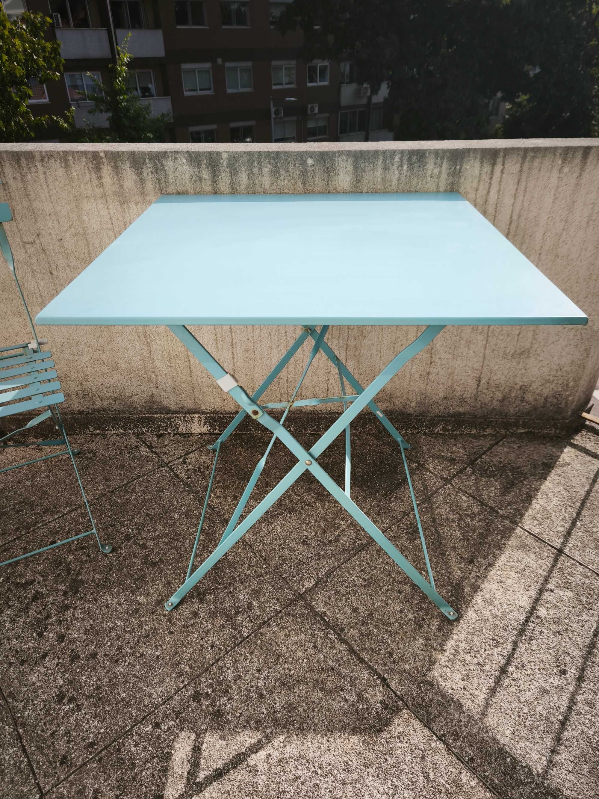 Mesa metal + cadeira