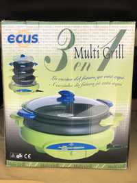 Panelas Ecus multi grill 3 em 1 (conjunto novo)