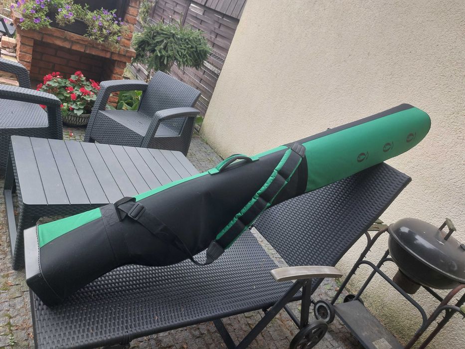 Nowy usztywniany 3 komorowy pokrowiec na wędki SENSAS 190cm