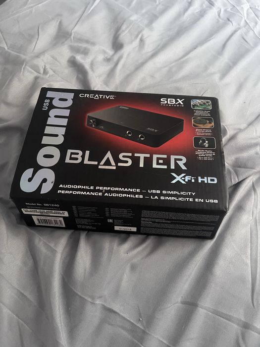 Blaster X-Fi HD sound USB NOWE