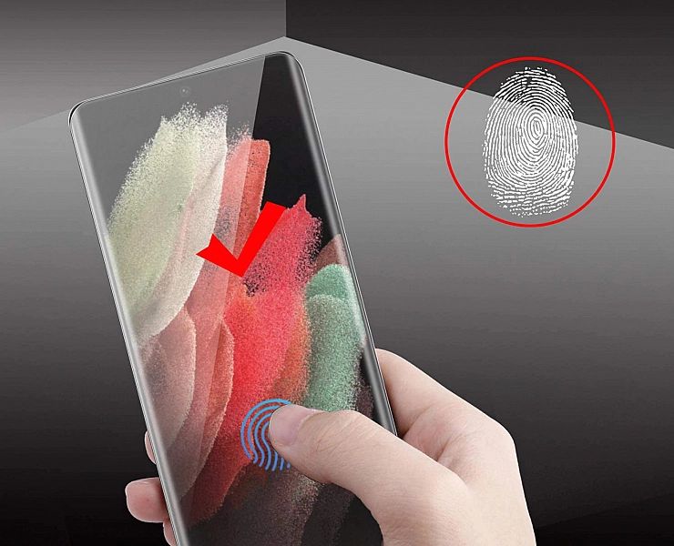 Szkło Hartowane UV + Lampa UV do Samsung Galaxy S21 Ultra / S21 Ultra