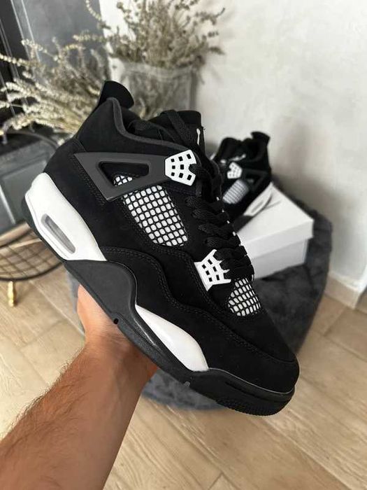 "Buty Trampki" Jordan_4_Retro_White_Thunder R.39