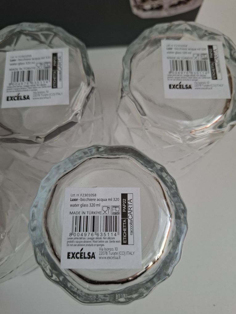 Excelsa Luxor kpl szklanek do wody/drinków 5szt 320ml