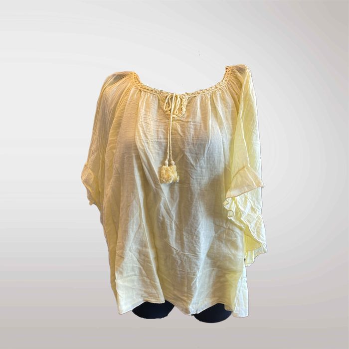 Bluzka Tunika Damska Boho Żółty