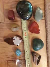 Минеральные декоративные камни отшлифованные от агата до яшмы 37 видов
