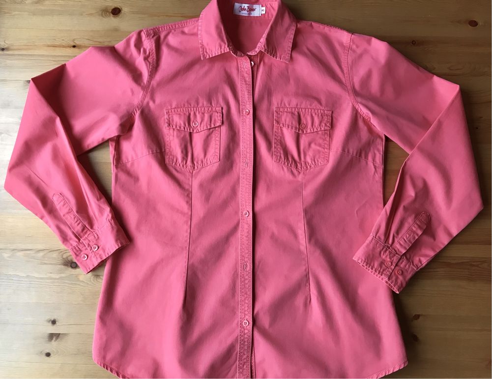 Bluza bawełniana koralowa/różowa Bon prix
