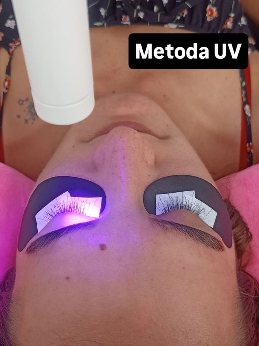 Przedłużanie rzęs metodą UV