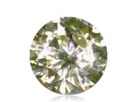 Naturalny Diament 0.07ct Zielony Brylant I1