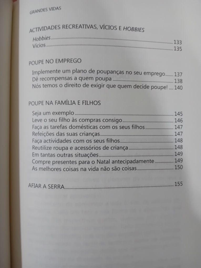 Grandes Vidas viva melhor gastando menos