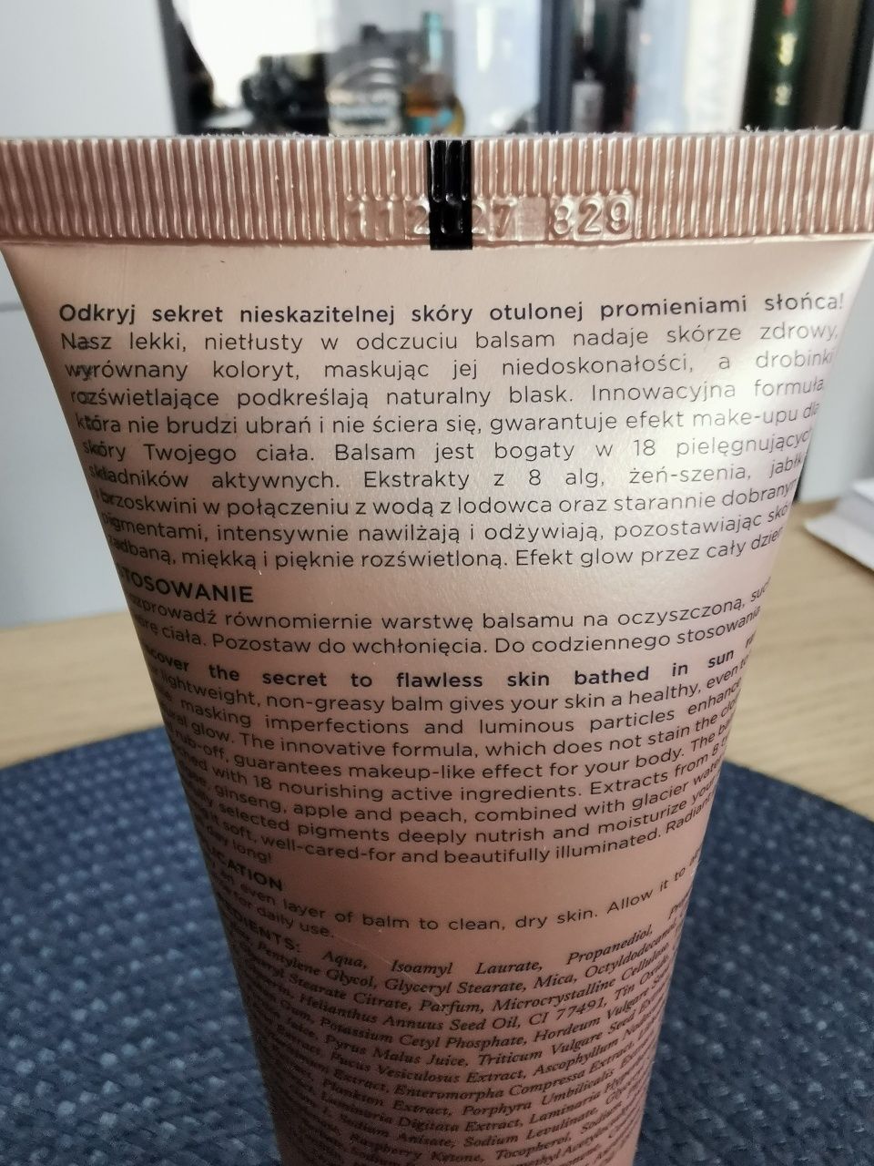 Rozświetlająco-upiększający balsam do ciała Sensum Mare