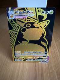 Carta Rara Pokémon- Pikachu Vmax gold and black-NOVO PREÇO