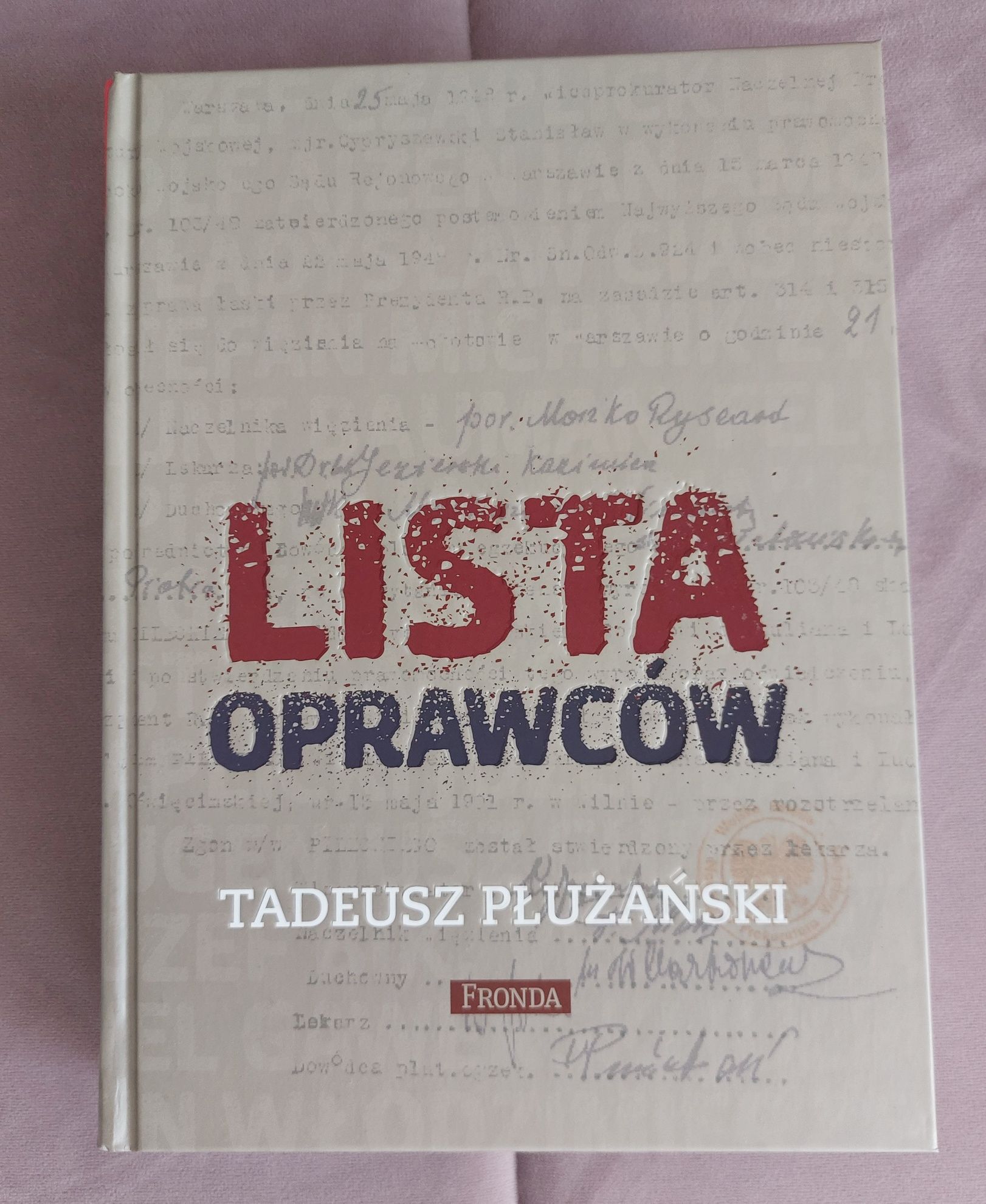 2 książki Anoda i Lista oprawców