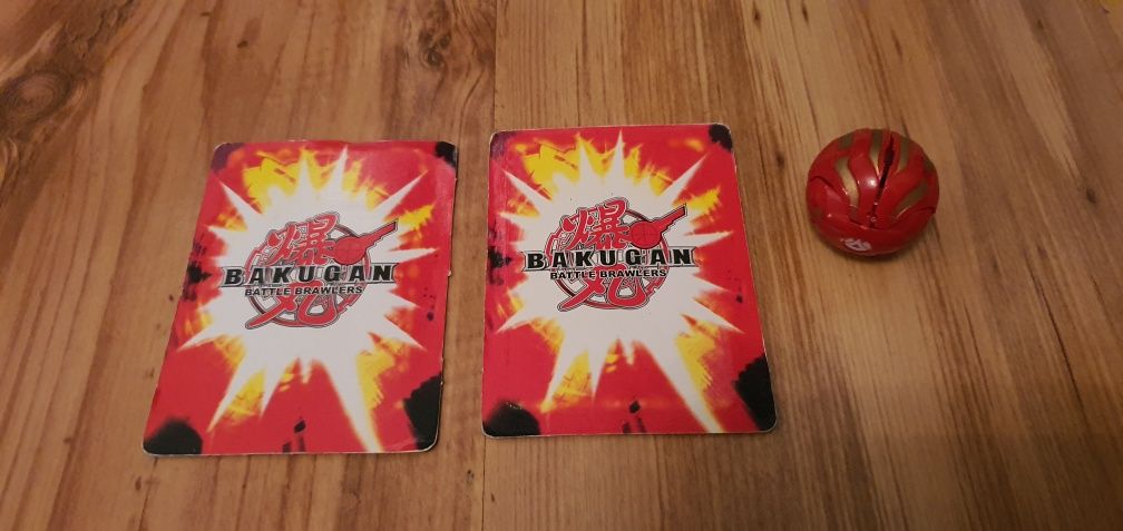Bakugan + dwie karty czerwony