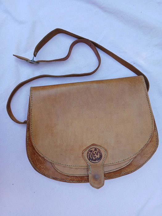Skorzana torebka damska vintage
