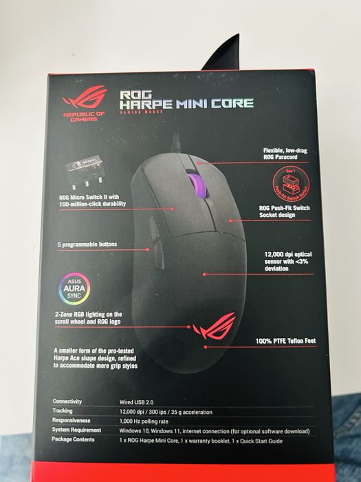 Mysz ASUS ROG Harpe Mini Core