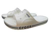 NOWE Klapki CROCS męskie na basen antybakteryjne BIAŁE R. 46/47