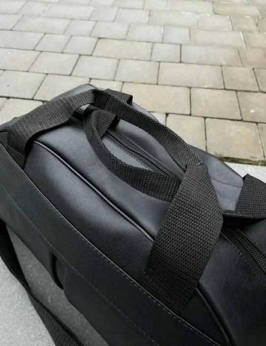 Спортивная кожаная фитнес сумка puma, сумка груша в спортзал