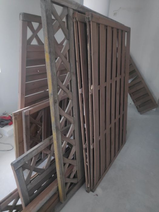 Ogrodzenia drewniane z elementów