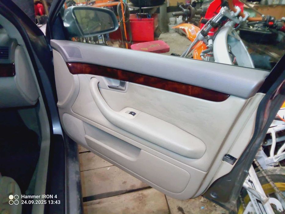 Audi a5l4 b6 wnętrze z telefonem środek biała skóra komplet avant com