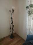 Lampa stojąca metalowa podlogowa