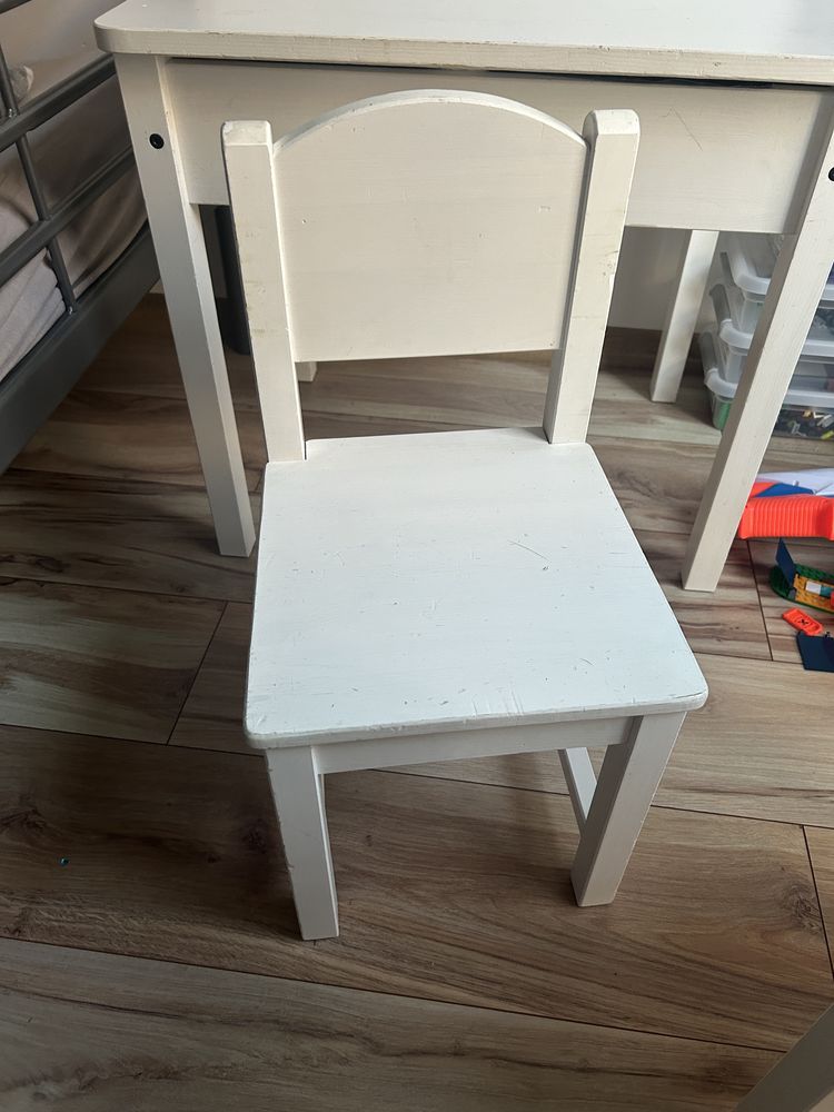 Biurko otwierane krzesło sundvik Ikea