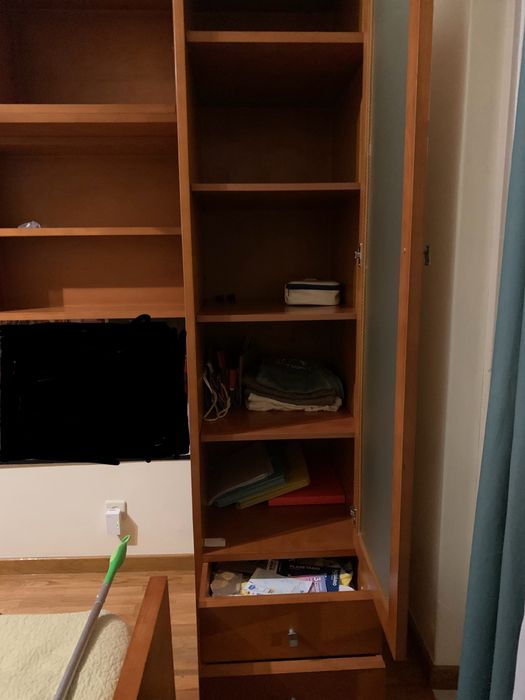 Moveis para quarto + cama + espelho