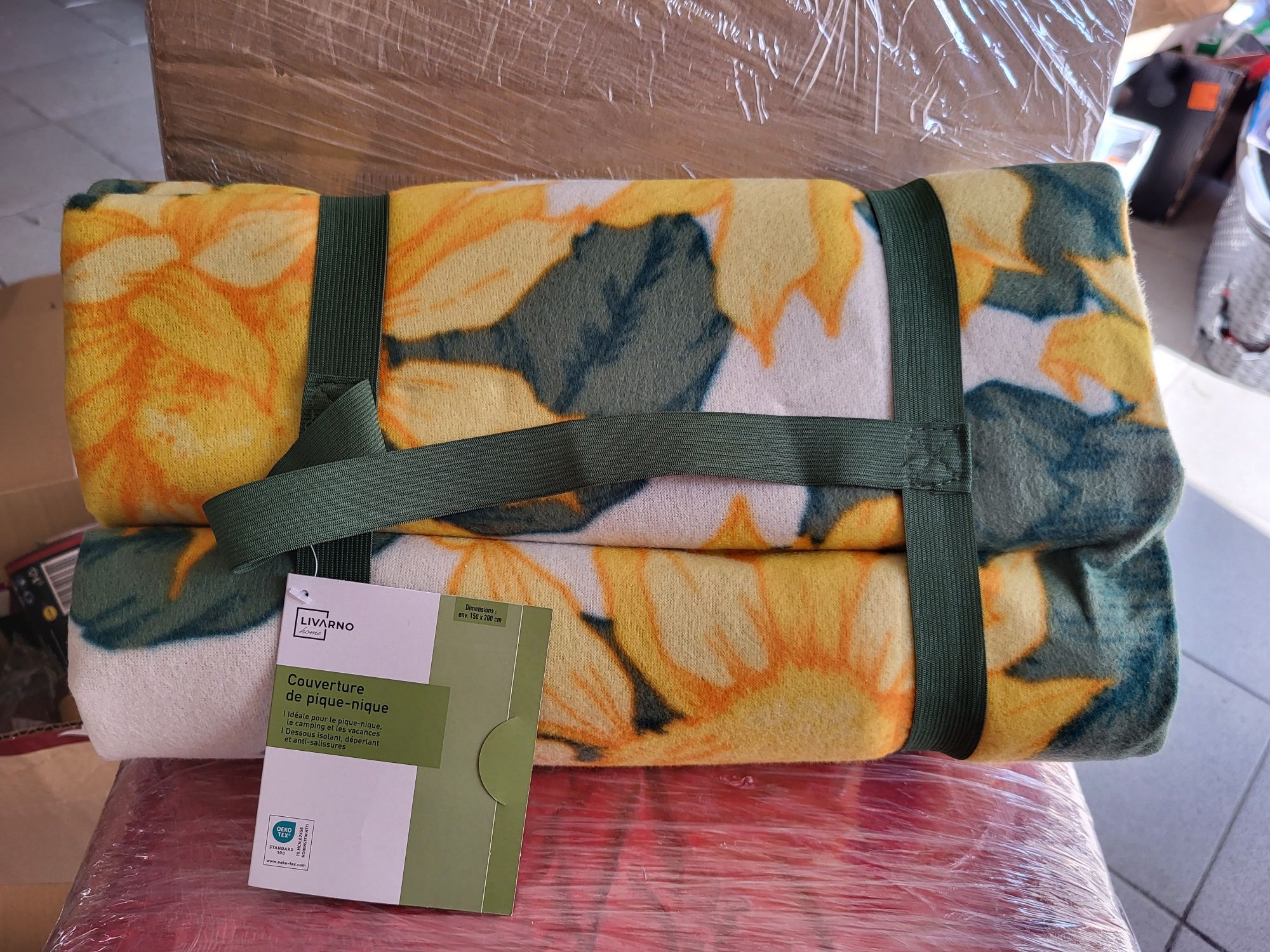 Ковдра 150×200 см. для пікніка Livarno home