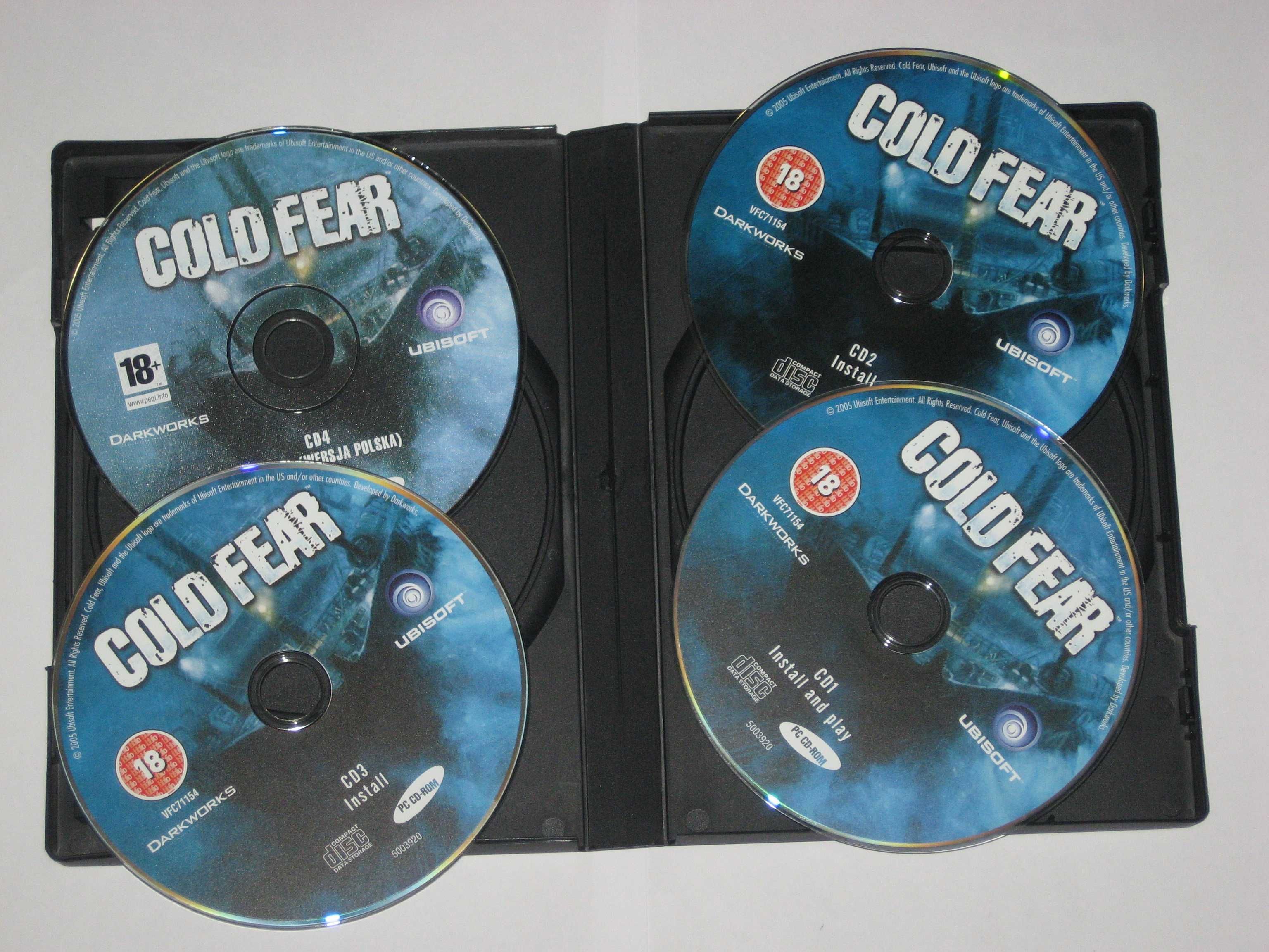 Gra COLD FEAR PC 4CD Etui po polsku! bdb! PC! PL!